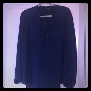 Navy blouse